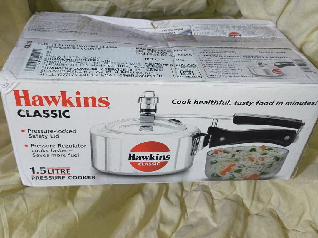 Hawkins Classic 圧力鍋 1.5リットル