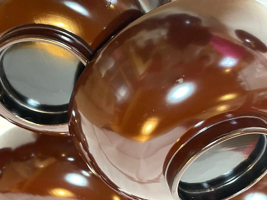 木製漆器 吸物椀 10客　金蒔絵 骨董 時代物 アンティーク②150