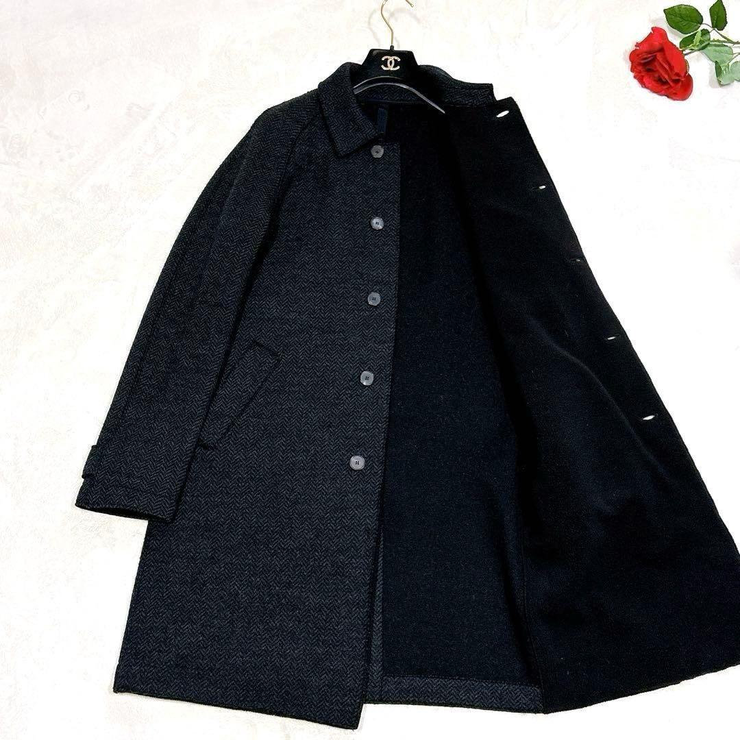 新品同様✨　ハリス　ワーフ　ロンドン　ステンカラー　メンズ　ヘリンボーン