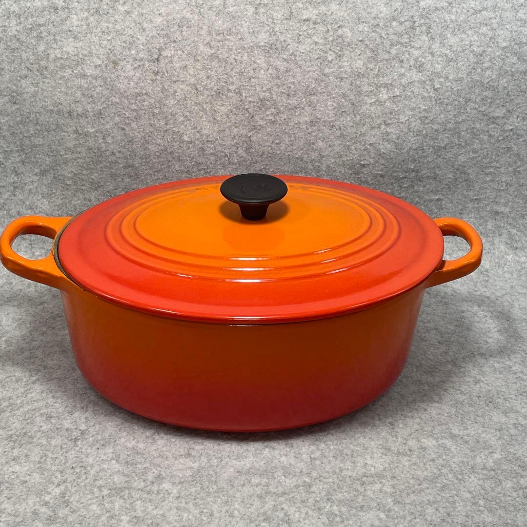 LE CREUSET オレンジ ホーロー鍋　25cm