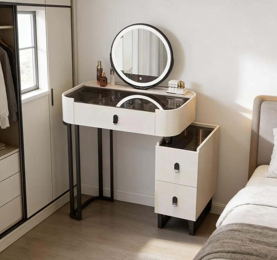 三色変化LEDミラーガラス天板付き訳あり品写真をご確認207-60-04