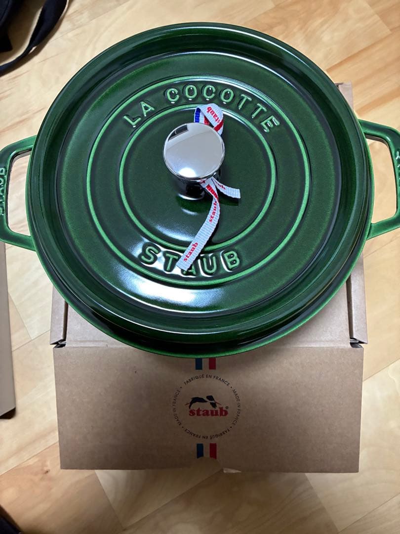 ストウブ 鍋 Staub ピコ ココット ラウンド 24cm バジル