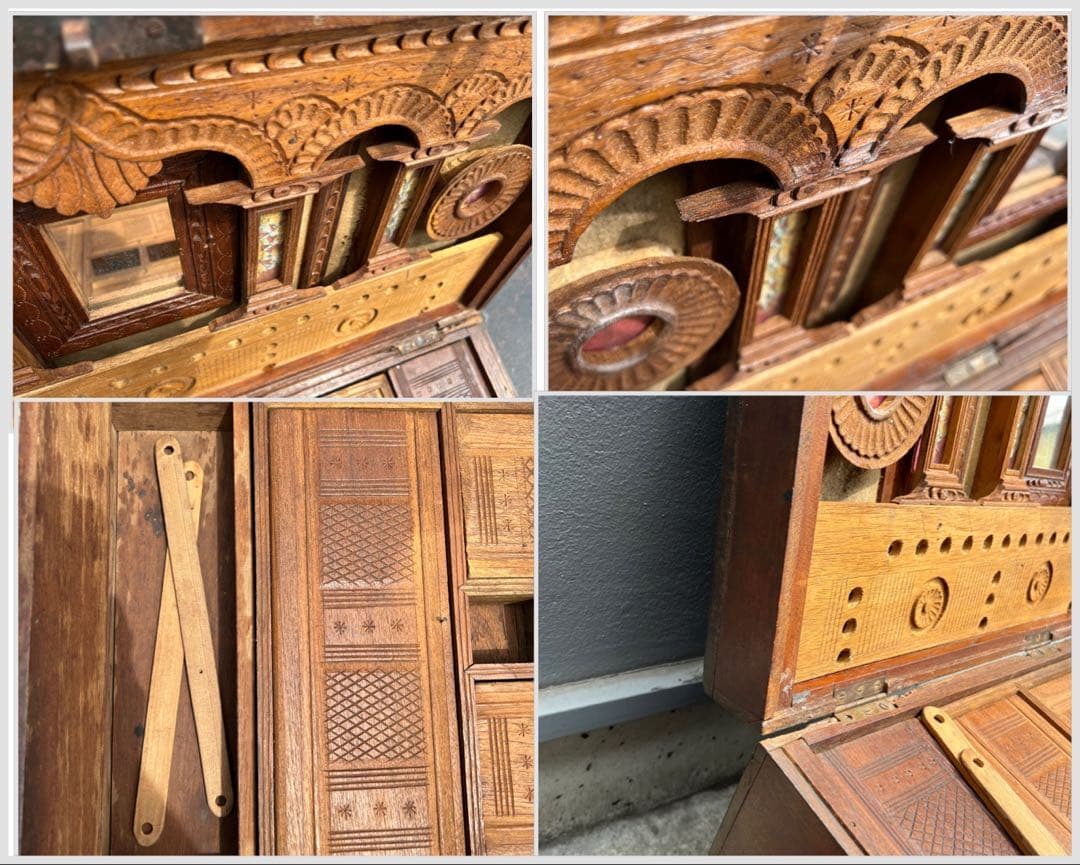 アンティーク Mandalay Box マンダレーボックス　金属装飾