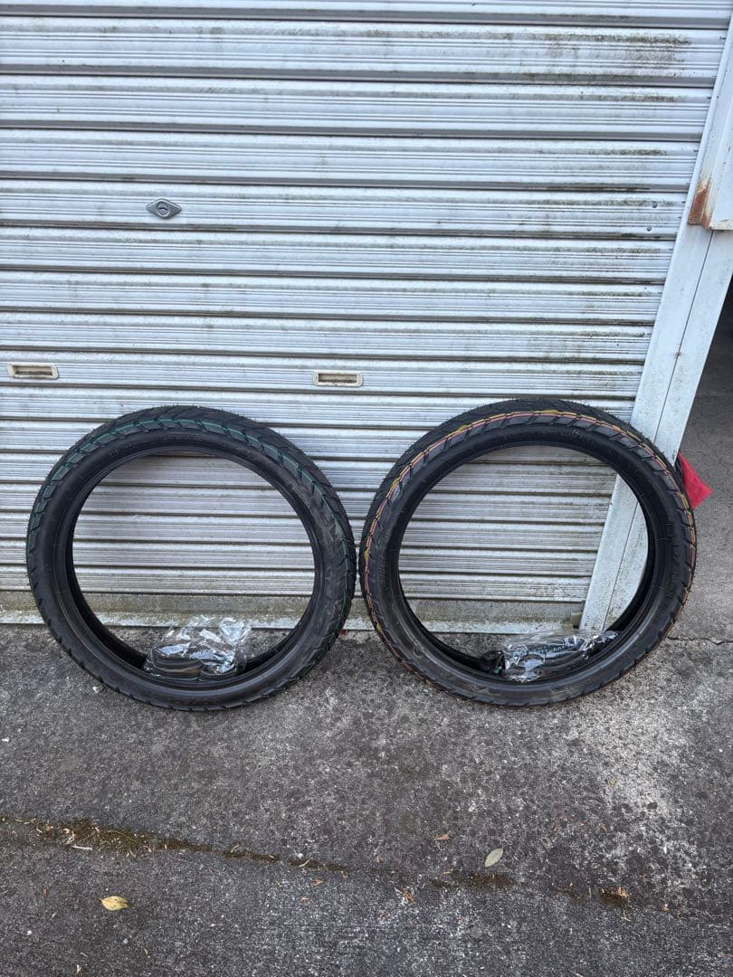 ハンターカブ未使用 オンロードタイヤ 80/90-172本セット