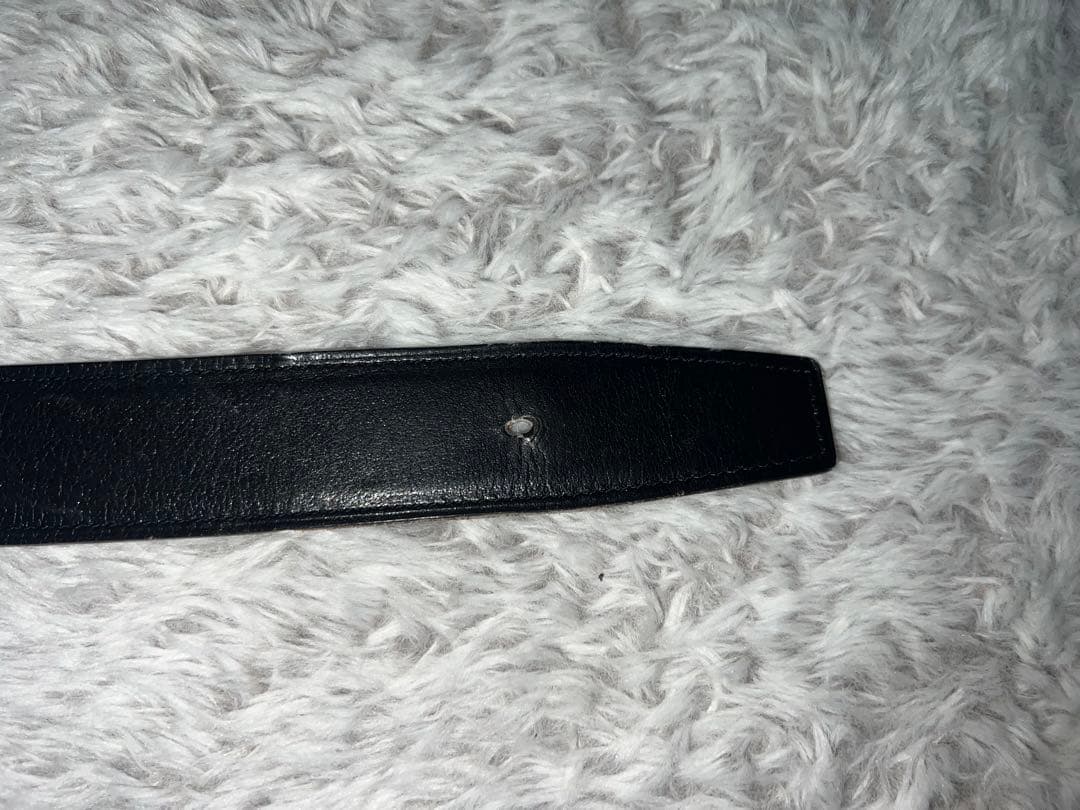 エルメス　Hバックル レザーリバーシブルベルト 85 C ID 050 CF