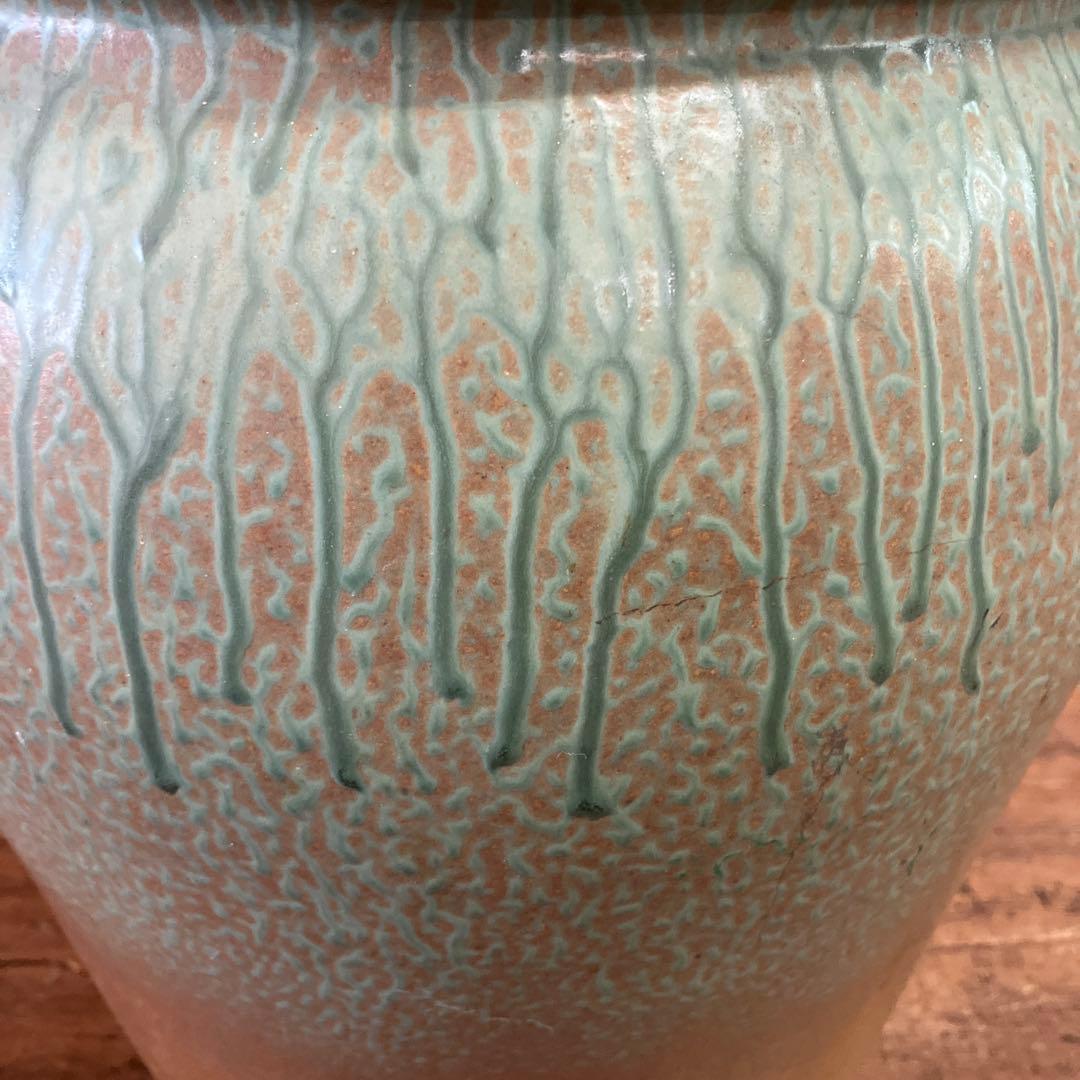 C-5 アンティーク 陶器製 傘立て 和モダン 特大 大型 玄関 置物 飾り