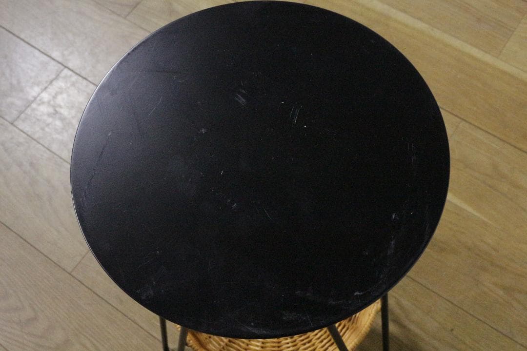 MUJI無印良品ＩＤＥＥイデー★ＷＡＬＬＡＢＹ　ＳＩＤＥ　ＴＡＢＬＥ　Ｂｌａｃｋ