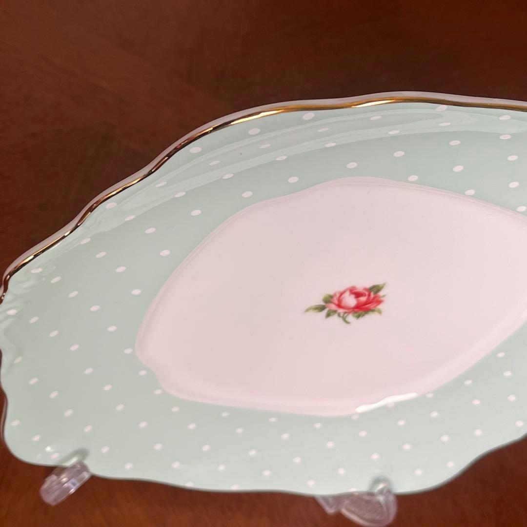 【レア美品】ロイヤルアルバート★ポルカローズ★スクエアトレイ