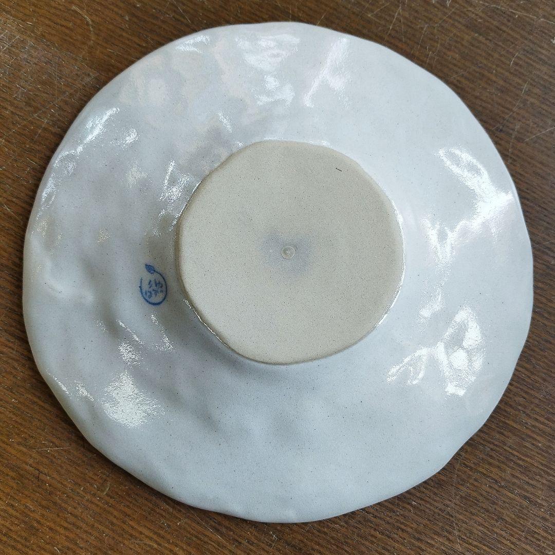 【新品・未使用】工房ゆずりは　色彩花　パスタ皿　カレー皿　陶器　食器　料理