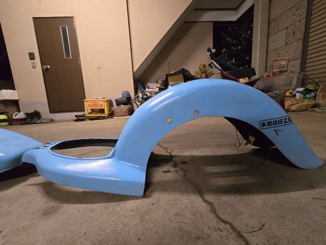 スティード400 ワンオフ外装一式 社外タンク 社外フェンダー