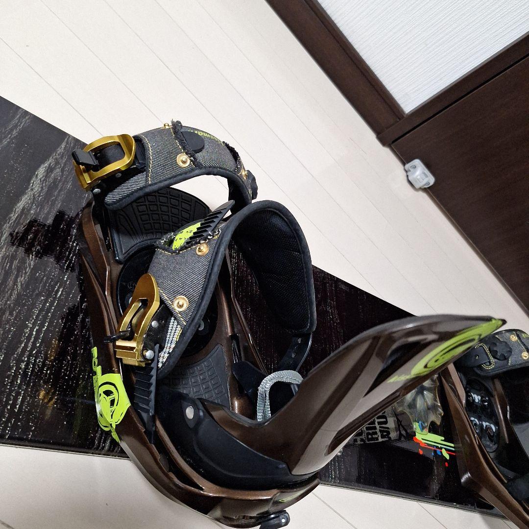 スノーボードセット　ヘッド154cmアビリティ　キスマークMLサイズビンディング