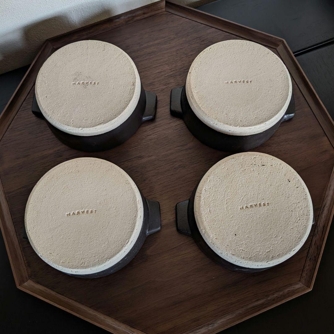 HARVEST グリルポット 直火 耐熱皿 グラタン皿 スープ皿 信楽焼