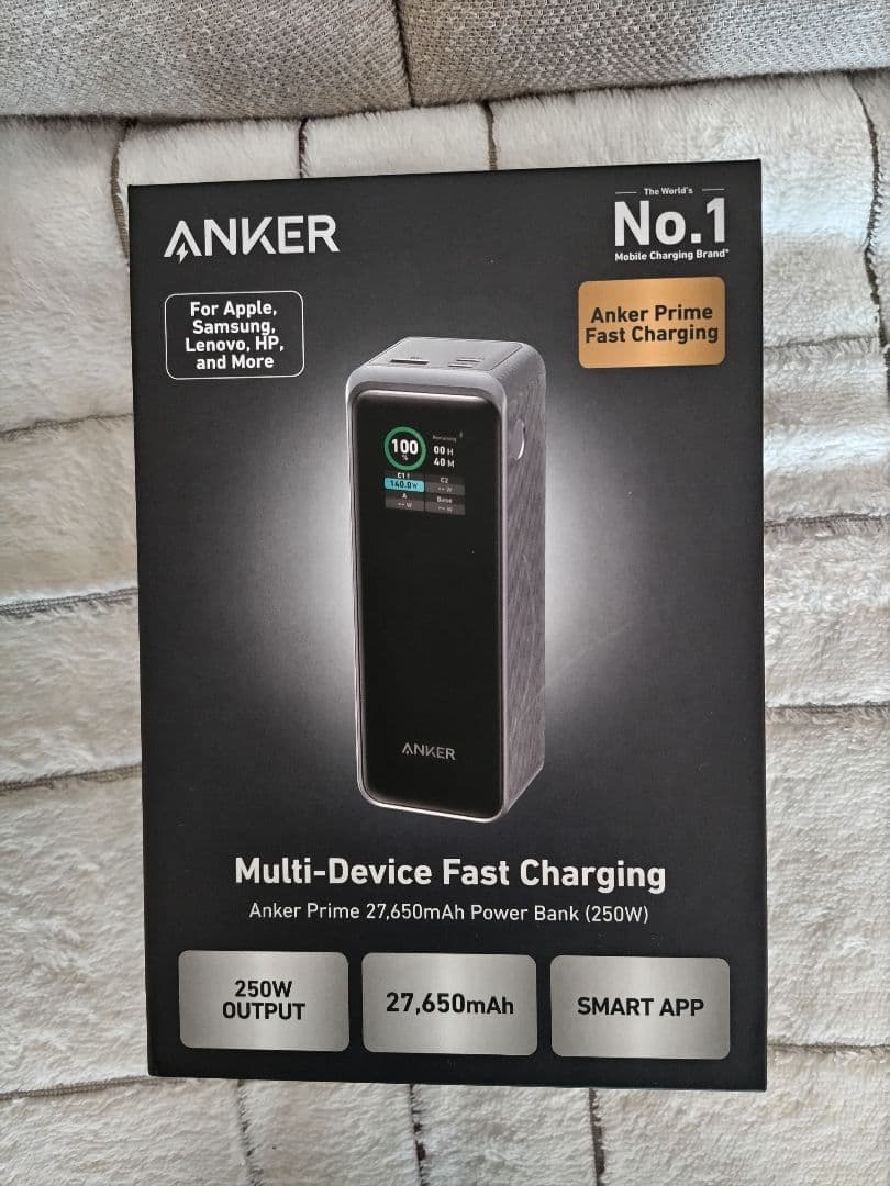 スマホアクセサリー Anker Prime Power Bank (27650mAh, 250W)