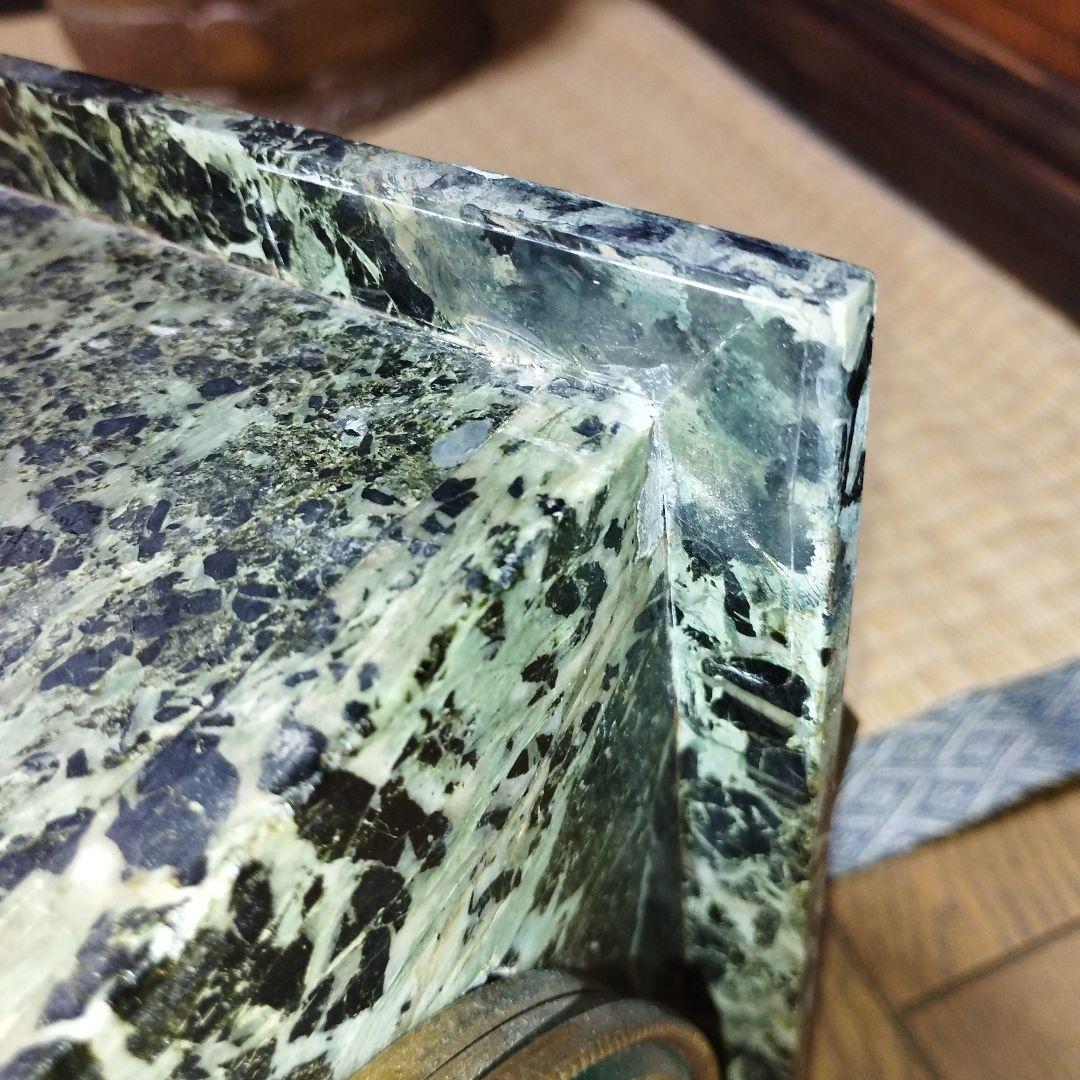 アンソニア置時計　USA製　大理石　アンティーク