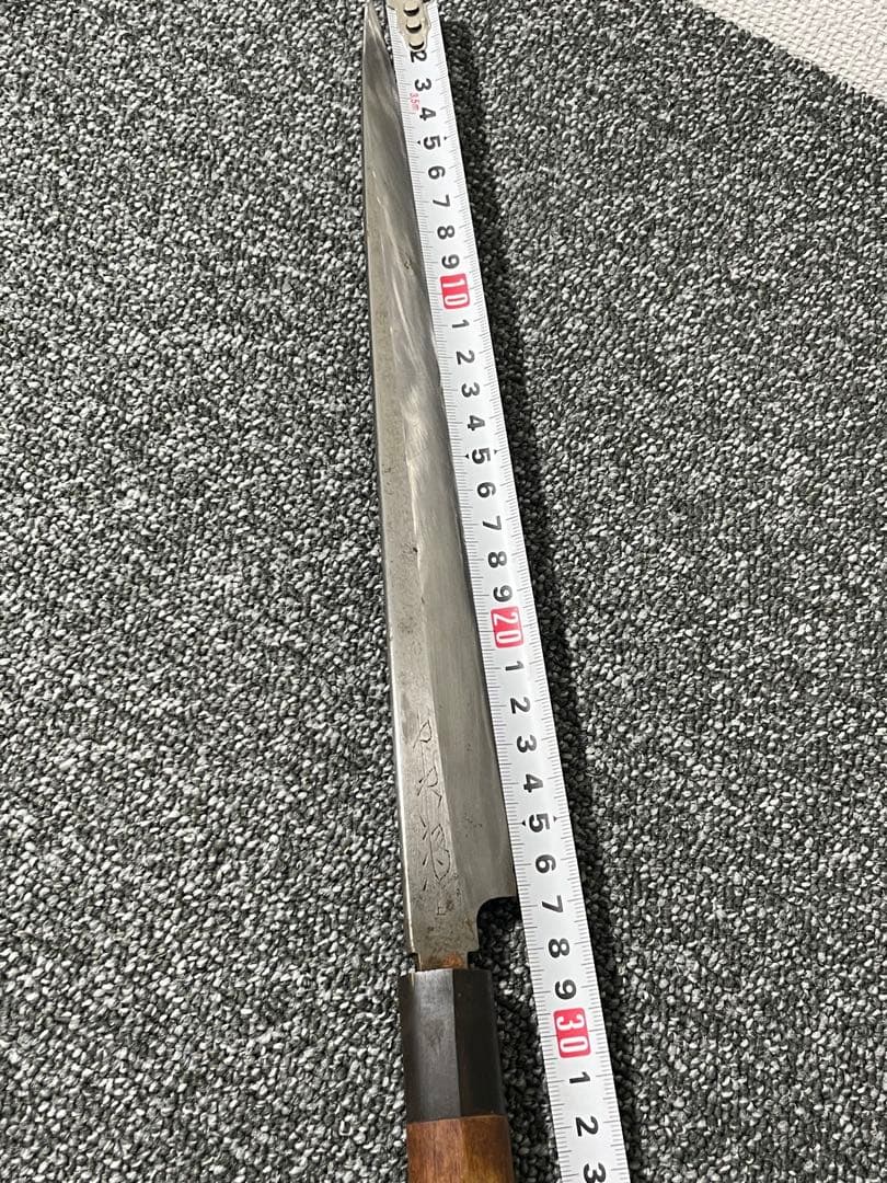 柳刃包丁 木製ハンドル 刃の長さあり