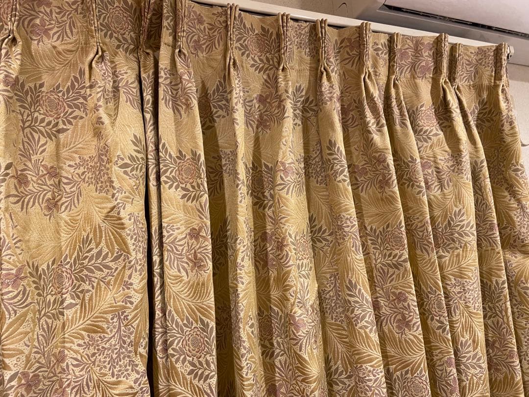 川島織物セルコン　ウィリアムモリス　カーテン　ラークスパアI