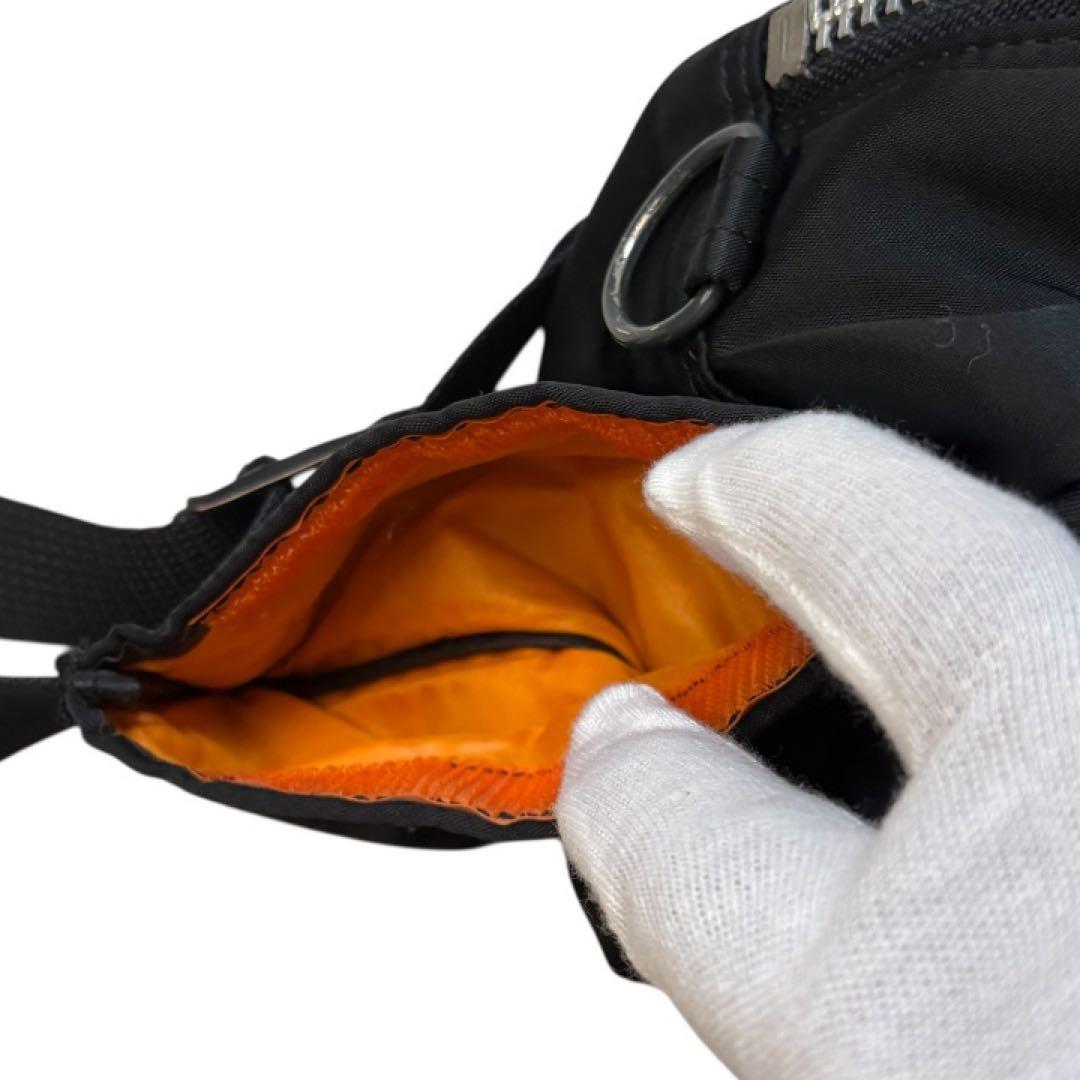 【良品】PORTER ブラック ボディバッグ タンカー ウエストバッグ 正規品