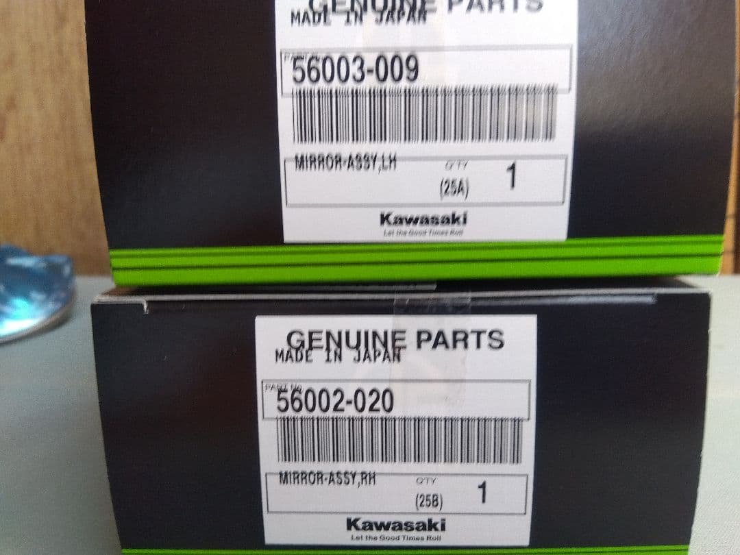 W800/W650/W400純正ミラー美品