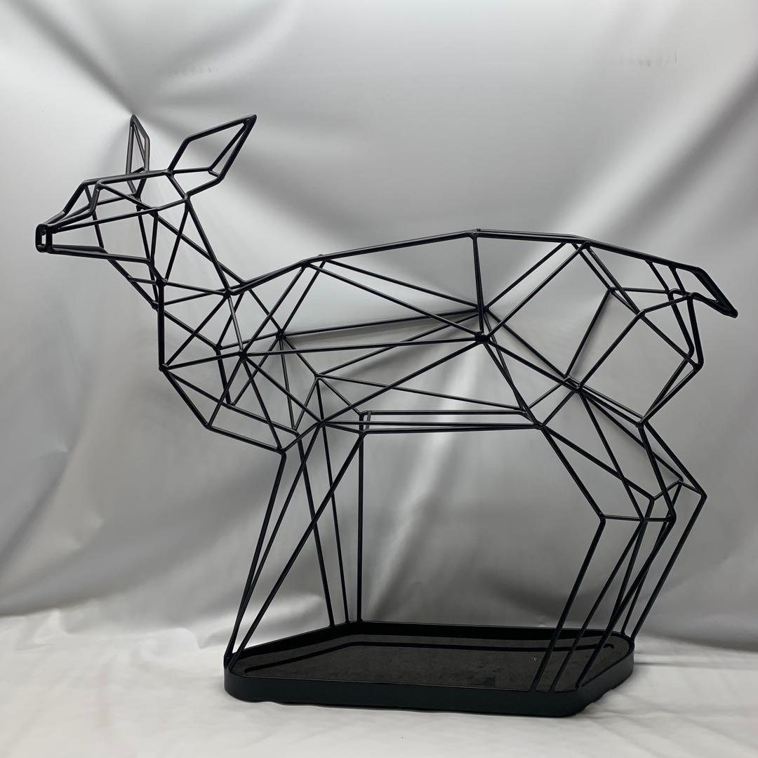 シカの傘立て 鹿 シャドーワイヤー UMBRELLA STAND DEER