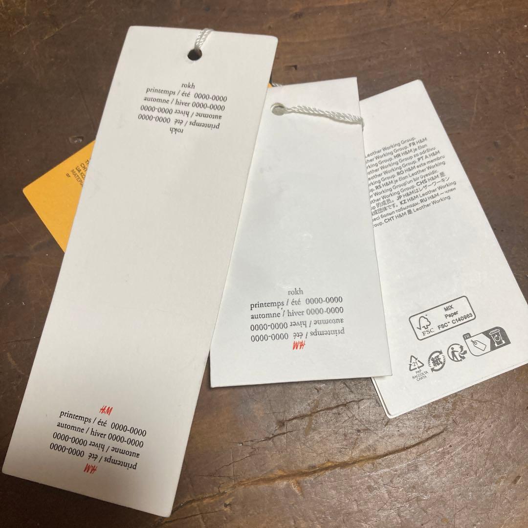 rokh ×  コラボ　レザートレンチコート Lサイズ