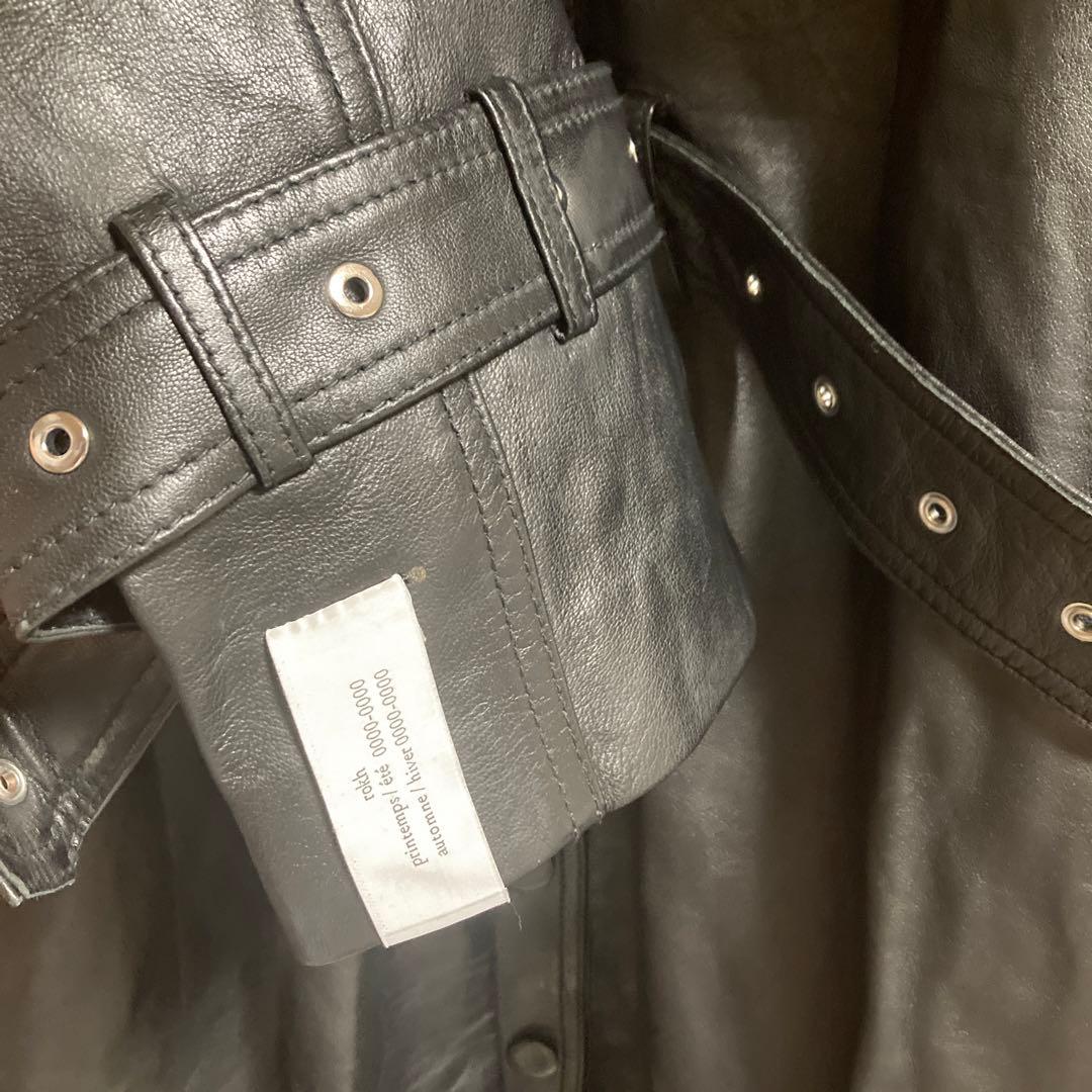 rokh ×  コラボ　レザートレンチコート Lサイズ