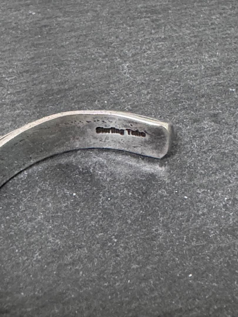 Sterling Tahe刻印　スターリングタホスターリングシルバー バングル