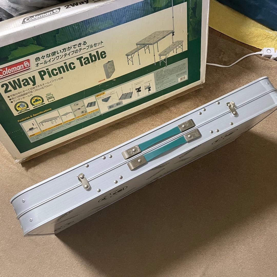 Coleman 2Way Picnic Table テーブルチェアセット