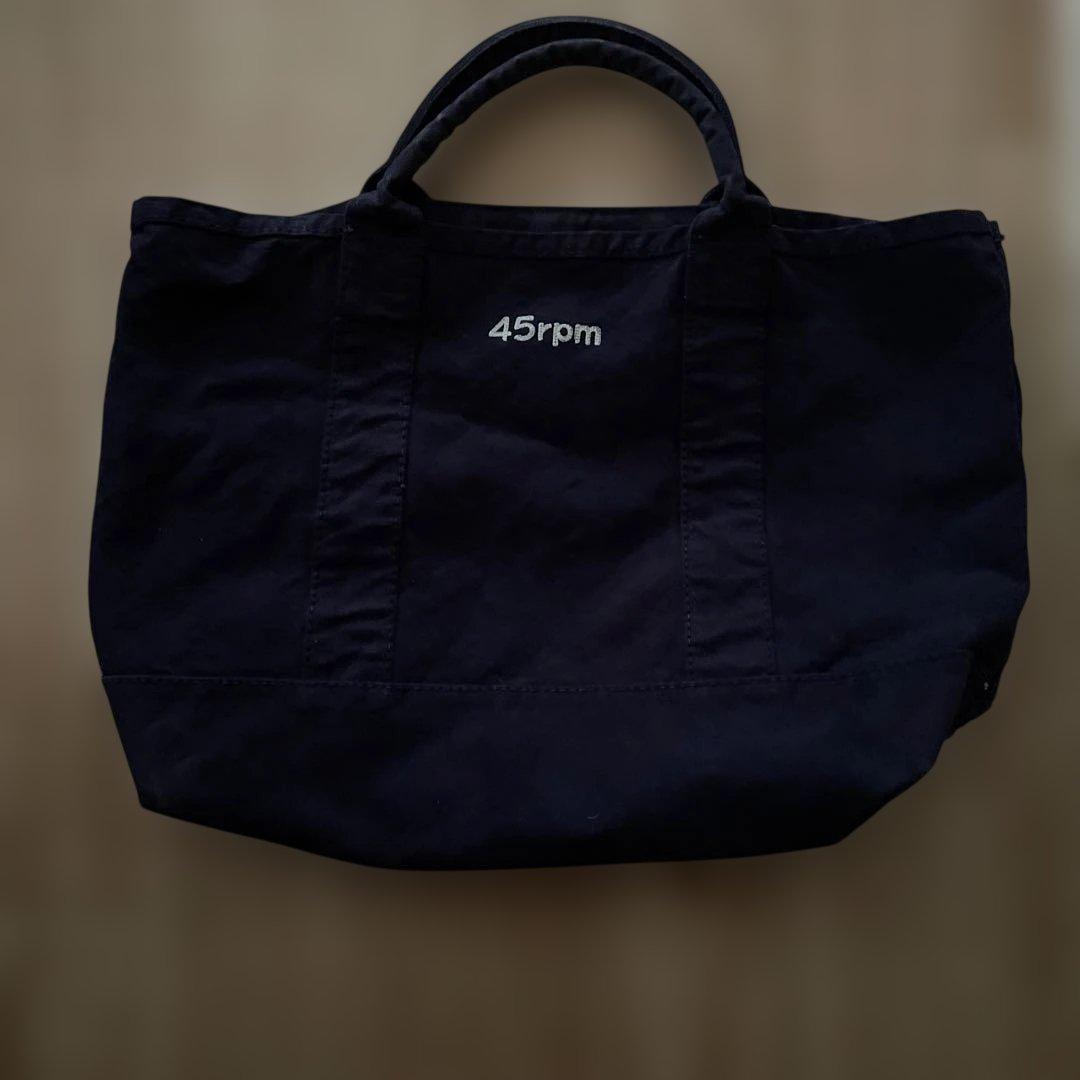 45rpm トートバッグ　インディゴ