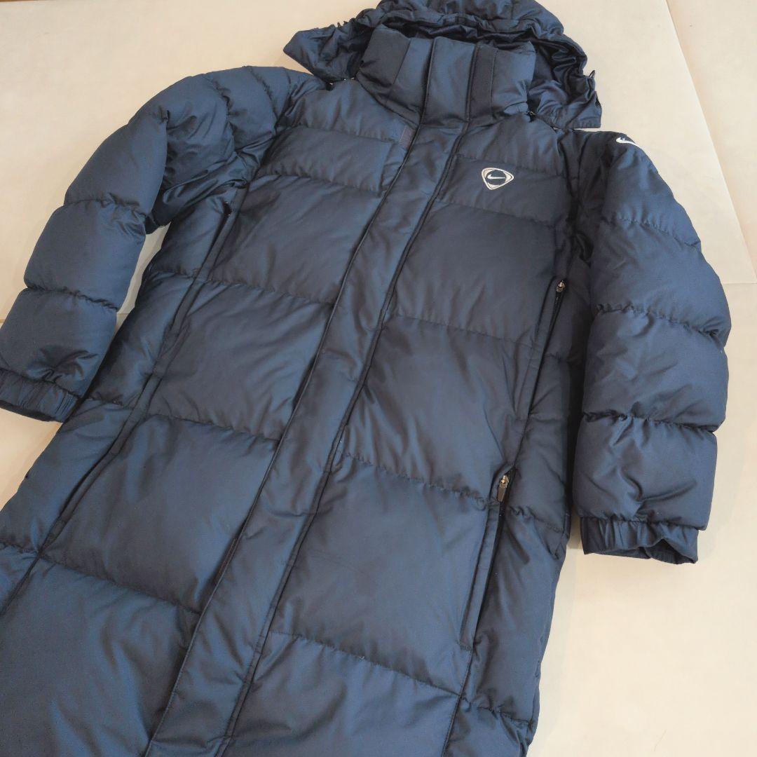 sws様リクエスト★XL フード付き NIKE ネイビーダウンコート メンズ