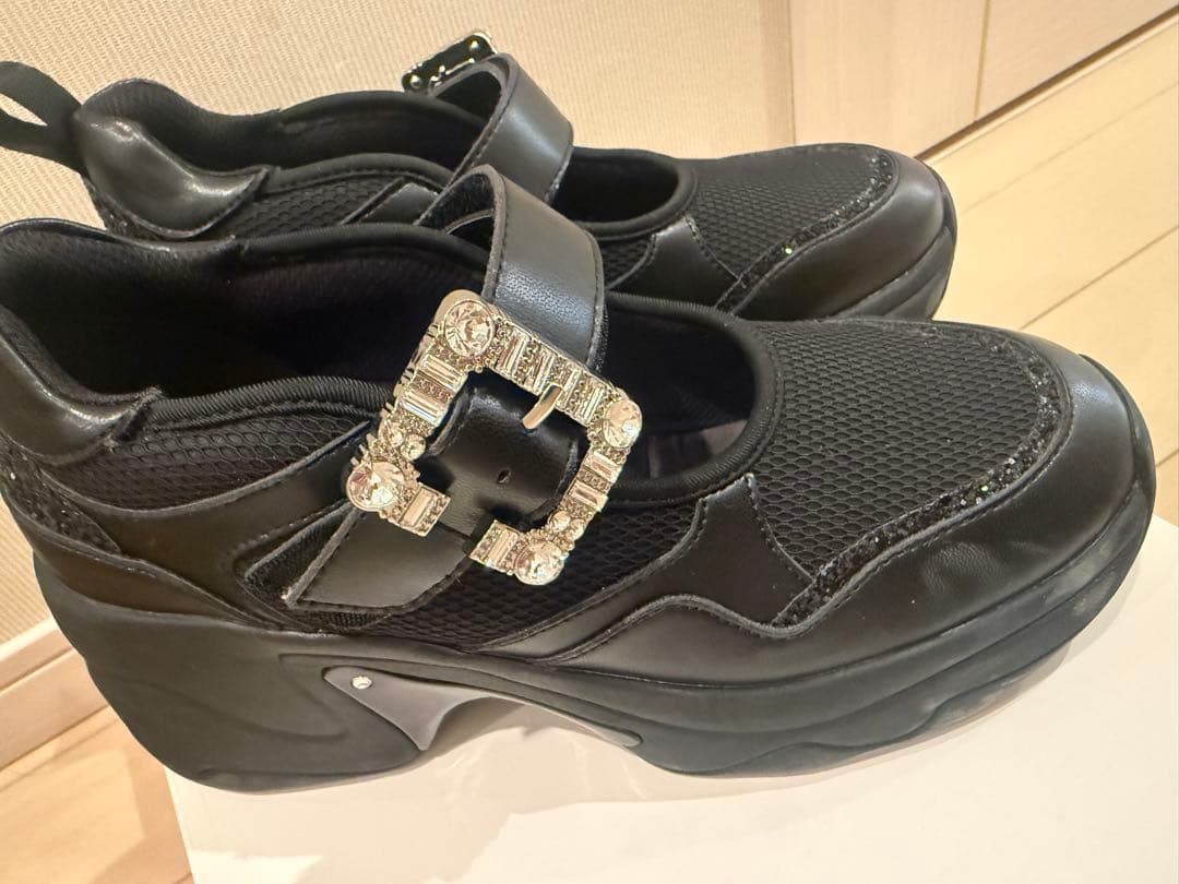 【+diana】 プラスダイアナ ヒール　スニーカー 24.0cm