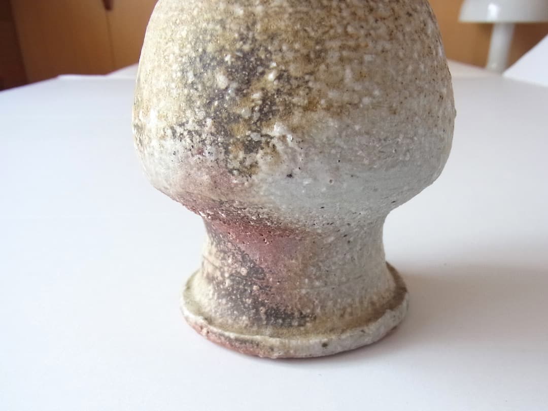 森岡成好『焼き締め・宝珠』／古民藝 李朝 骨董 パナリ やちむん 安南 黒高麗