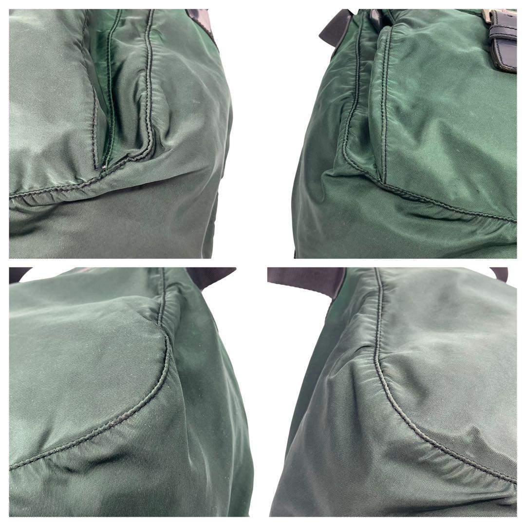 プラダ　ナイロン　メッセンジャーバッグ　三角プレート