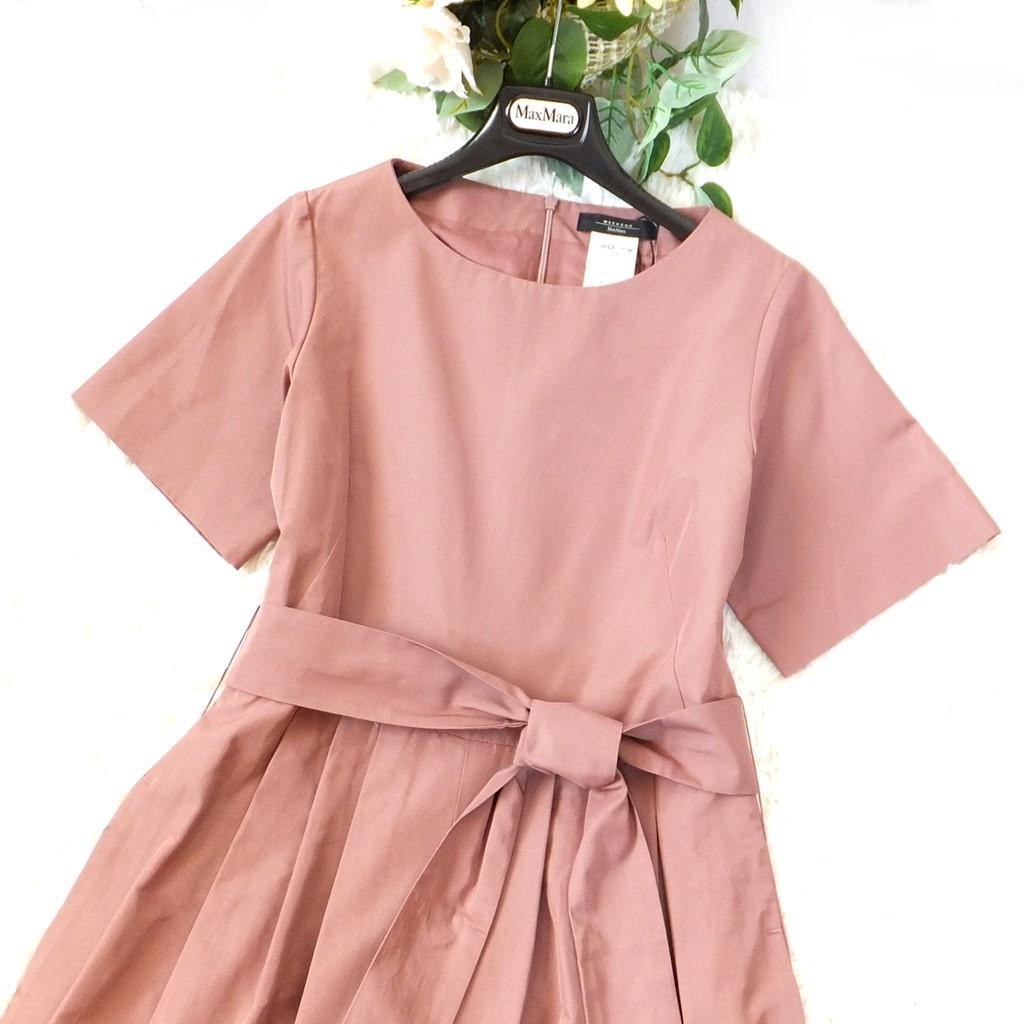 ◆マックスマーラ◆新品◆上品ピンク◆コットンツイルオールインワン◆ジャンプスーツ