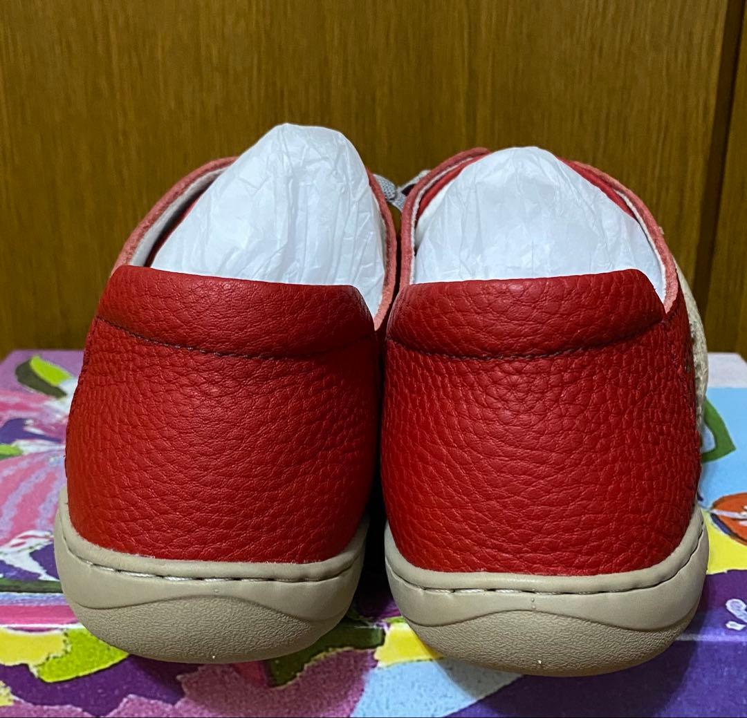 未使用　エスタシオン Estacion 犬モチーフシューズ