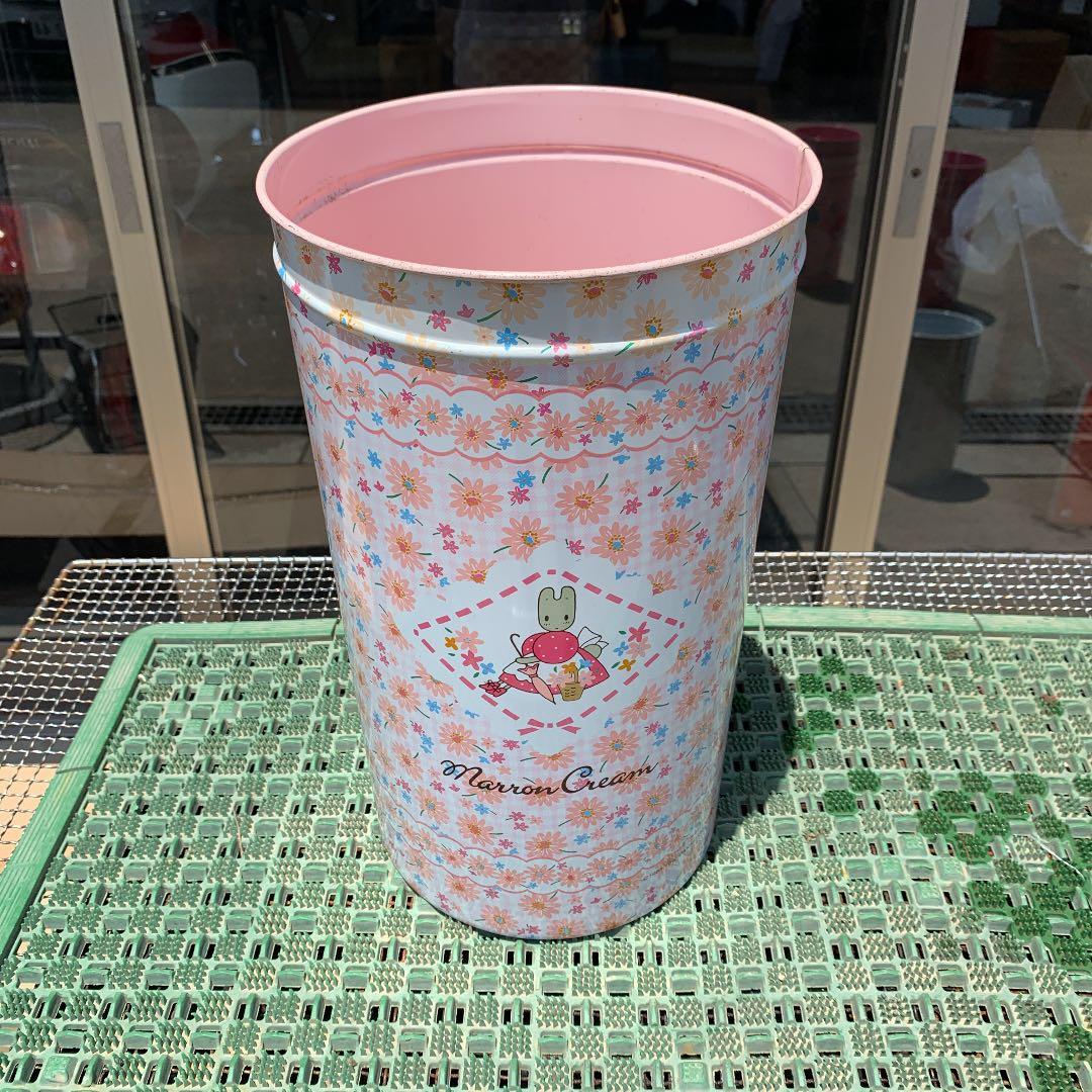 マロンクリーム　ゴミ箱　①
