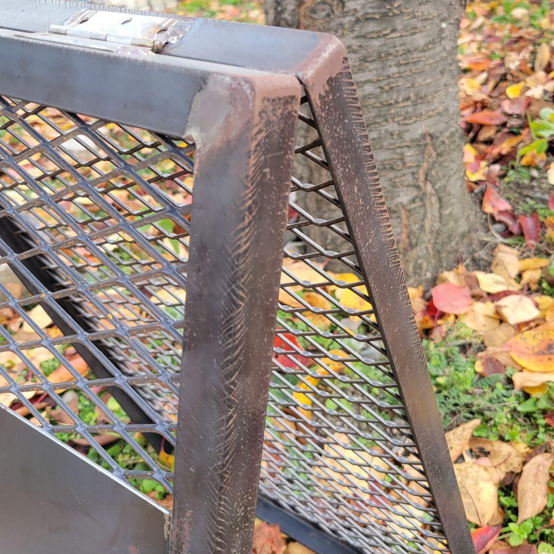 ハンドメイド　ヴィンテージ　アイアン看板　A型　インダストリアル