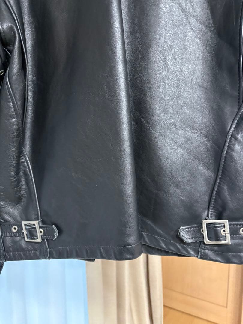 Schott シングルライダース 641 ブラック 42