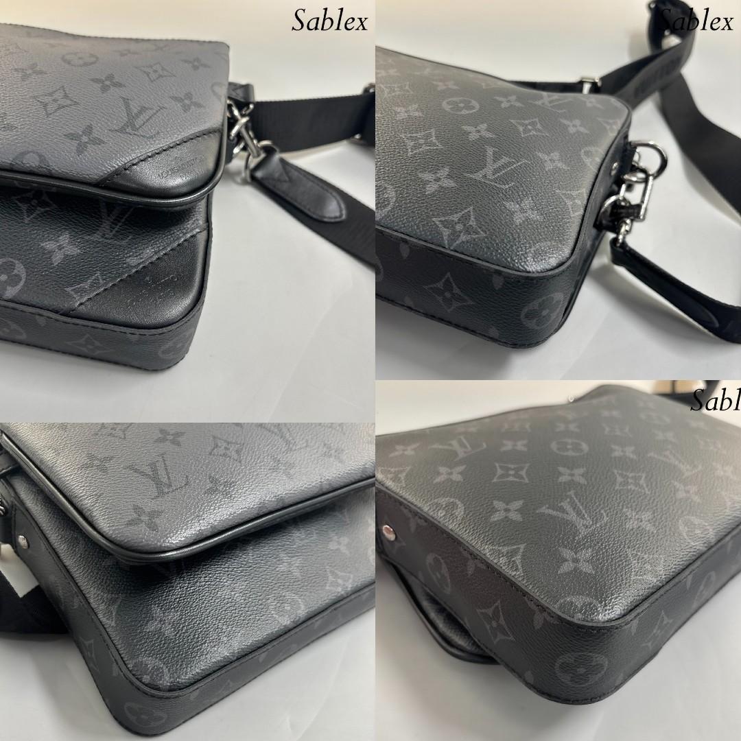 【未使用/IC】ルイヴィトン モノグラムエクリプス トリオメッセンジャー メンズ