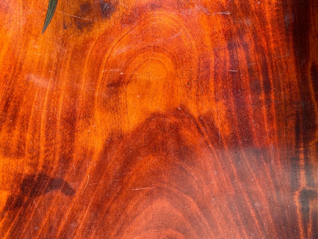 未使用　木製台座　讃岐彫　彫刻