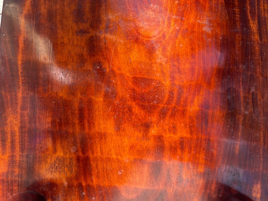 未使用　木製台座　讃岐彫　彫刻