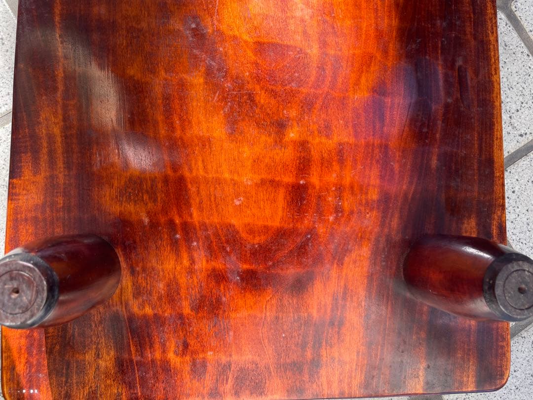 未使用　木製台座　讃岐彫　彫刻