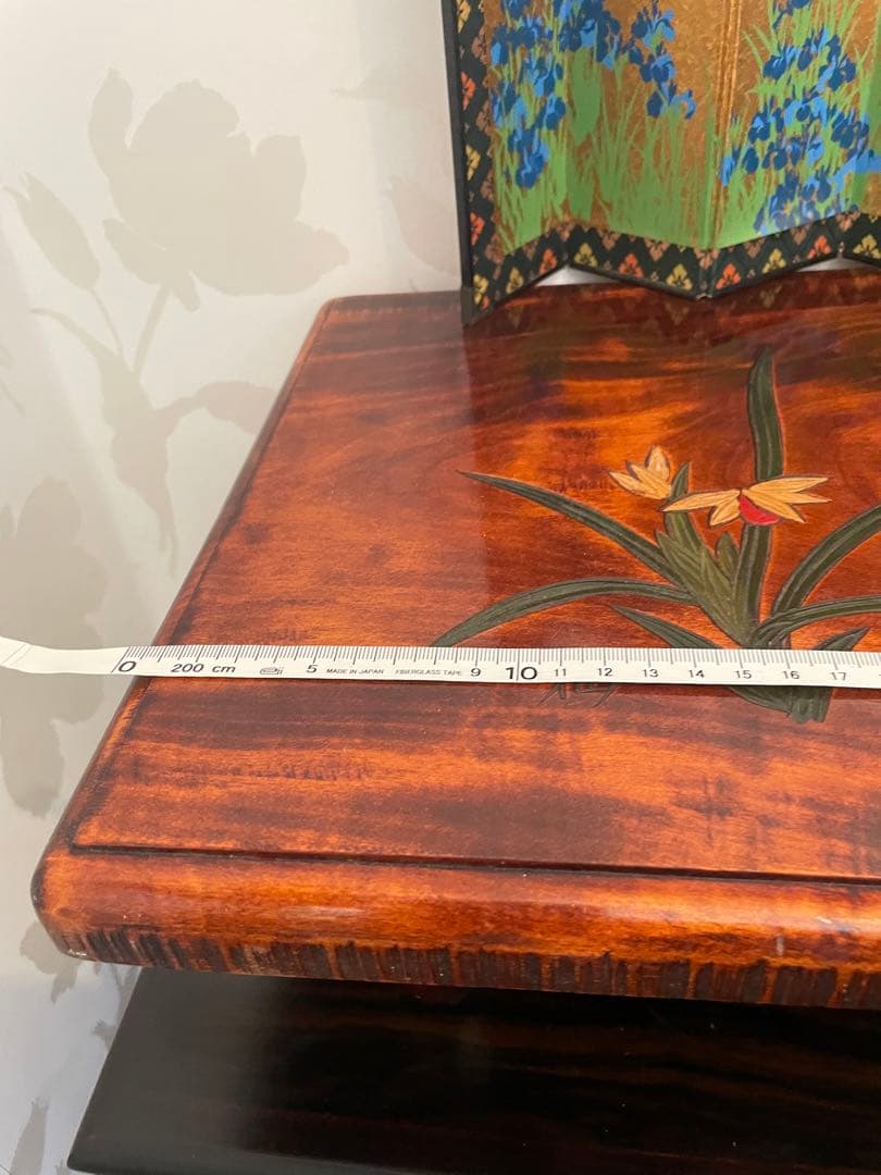 未使用　木製台座　讃岐彫　彫刻