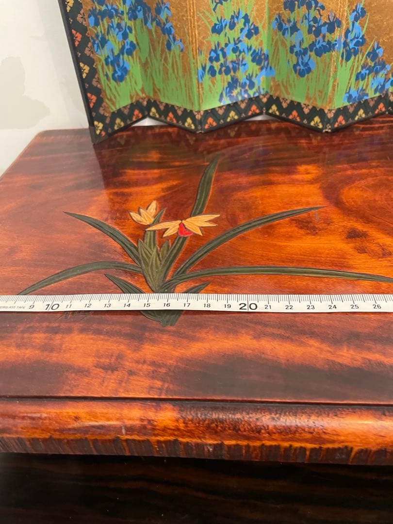 未使用　木製台座　讃岐彫　彫刻