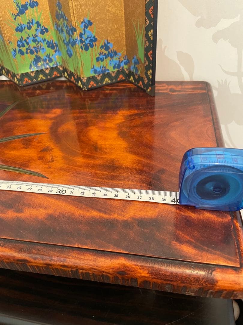 未使用　木製台座　讃岐彫　彫刻