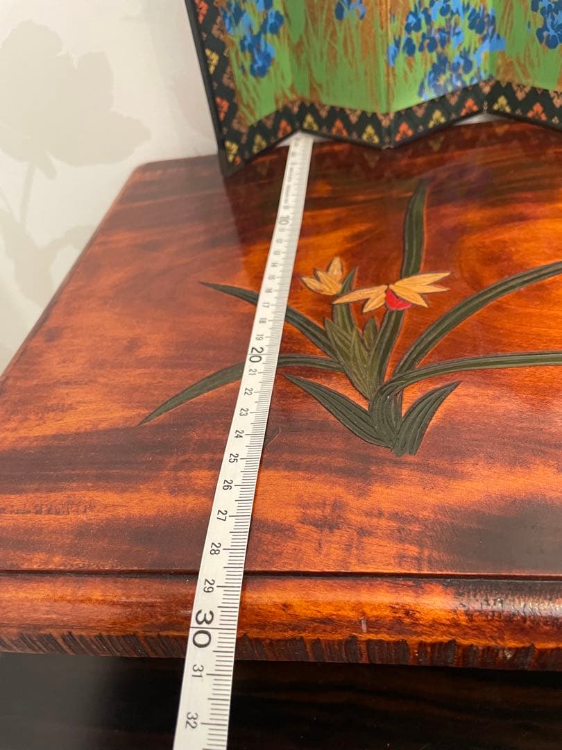 未使用　木製台座　讃岐彫　彫刻