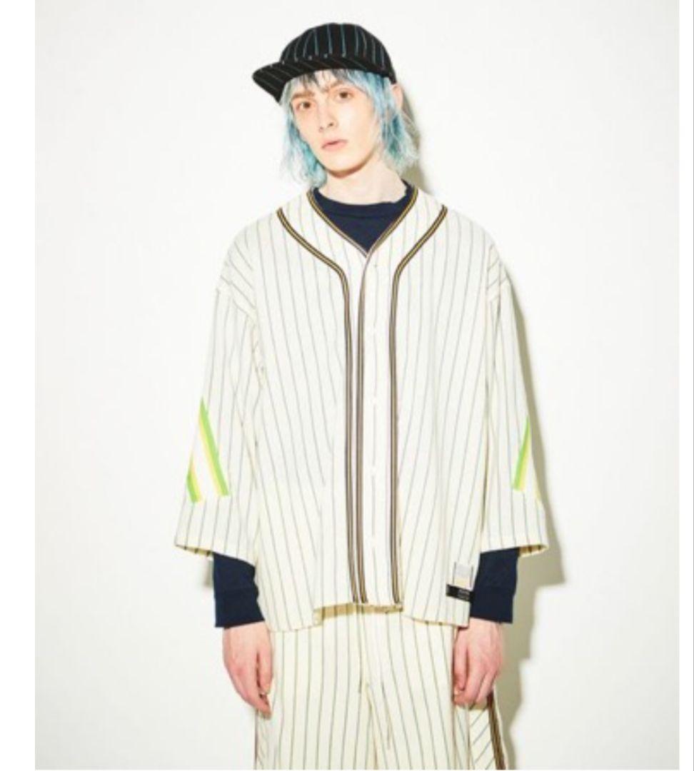 ゆ*ル様 facetasm 18AW ストライプベースボールシャツ TAKUYA