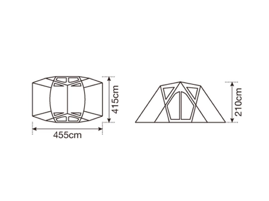 【新品】スノーピーク リビングシェル TP-623R & リビングシート セット
