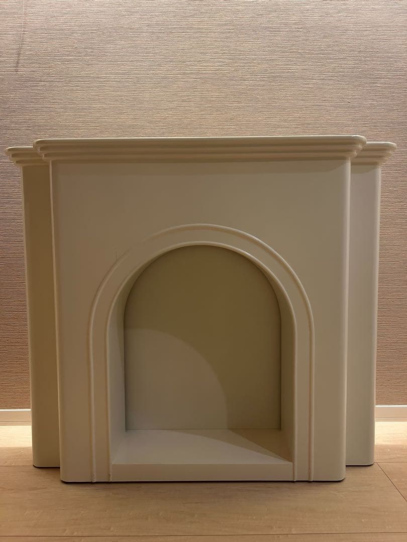 フレンチアーチマントルピース　収納 完成品 ラック オープンラック