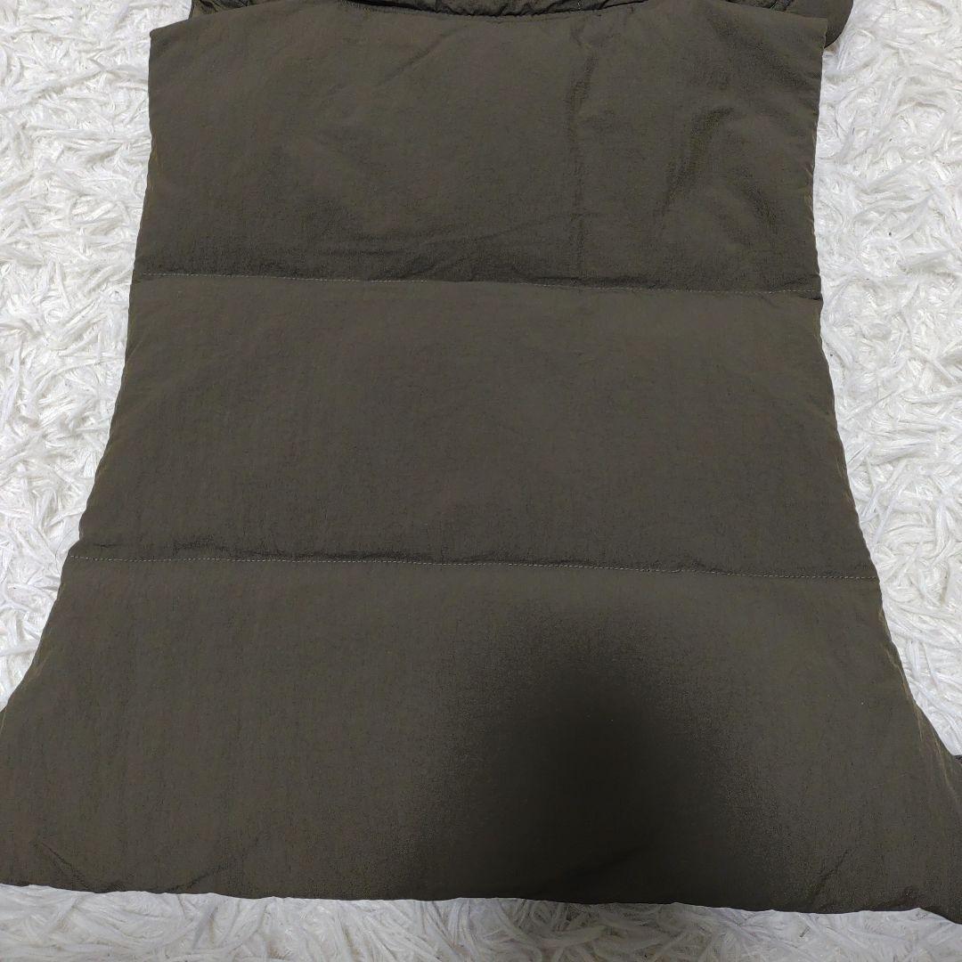 UN3D.　ダウンショートベスト　カーキ系　アンスリード