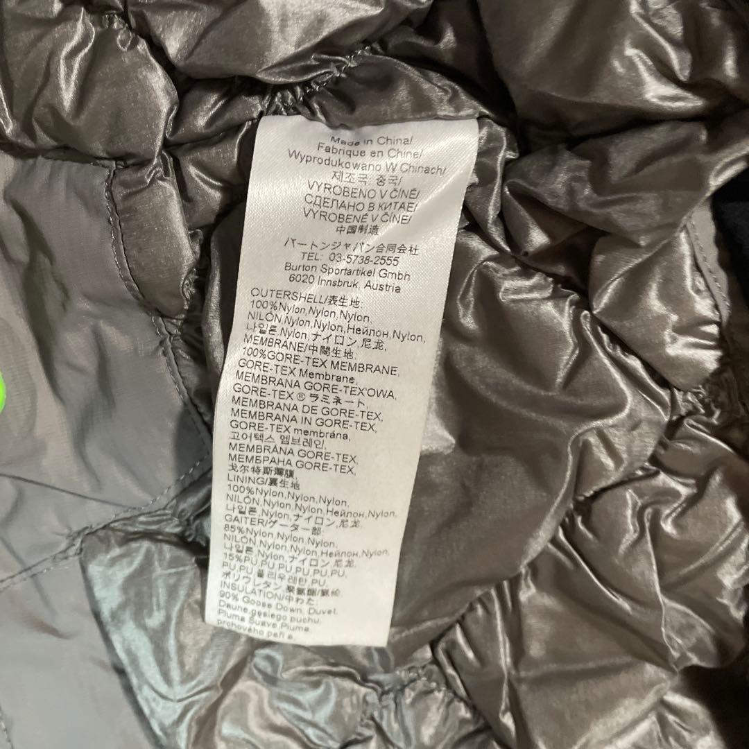 BURTON AK457 goretex ダウン　ウェア　ガイドジャケット